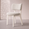ELMIO Scandinavian Fabric Dining Chair