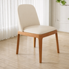 VALORA Scandinavian Leather Dining Chair