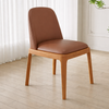 VALORA Scandinavian Leather Dining Chair