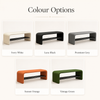 LUMORA Modern Leather Bench