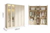 LUNARO Minimalistic Wooden Wardrobe