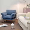 BAURO Industrial Fabric Armchair