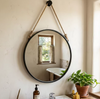 ORVENA Modern Metal Bathroom Mirror