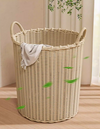 SOLVENA Japandi Plastic Laundry Hamper