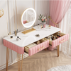 ROSAFLIRT Eclectic Dressing Table With Lighted Mirror