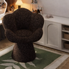 FLORIN Minimalistic Boucle Vanity Stool