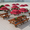 TAVERO Contemporary Wooden Outdoor Dining Set