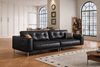 LIVARO Modern Leather Sofa