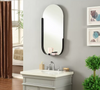 VELTOR Contemporary Metal Bathroom Mirror