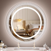 LUXIA Modern Glass Tabletop Mirror
