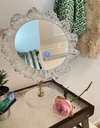 ORLINA Modern Glass Tabletop Mirror
