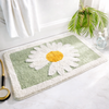 NIVORA Contemporary Fabric Bath Mat