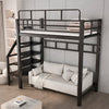 METRA Industrial Metal Loft Bed Frame