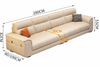 LUNARO Minimalistic Fabric Sofa