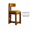 VELARO Contemporary Linen Bar Stool