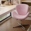 SWANEA Minimalistic Fabric Vanity Chair