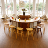 ARVIK Scandinavian Wooden Bar Stool