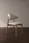 ARVENA Scandinavian Boucle Dining Chair