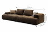 CALIVO Modern Fabric Sofa