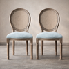 LOREVA Eclectic Wooden Dining Chair