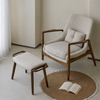 AARHUS Scandinavian Leather Armchair