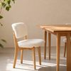 MAVIRA Wabi Sabi Boucle Dining Chair