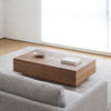 NORVIA Scandinavian Wooden Coffee Table