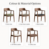 NORVIK Scandinavian Wooden Dining Chair