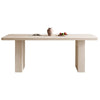 ELARA Wabi Sabi Travertine Dining Table