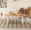 ORVANO Wabi Sabi Solid Wood Dining Table