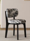 VELORA Scandinavian Leather Dining Chair