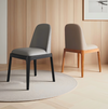 SÄVIK Scandinavian Leather Dining Chair
