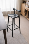 ARVON Scandinavian Wooden Bar Stool