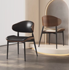 MÖRKVAL Modern Leather Dining Chair