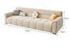 ELVANO Scandinavian Fabric Sofa