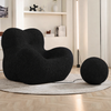 NOVIA Minimalistic Boucle Armchair