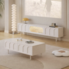 AVELIN Contemporary Wooden TV Console