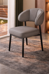 LUNARO Modern Leather Dining Chair