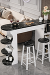 LORVEX Contemporary Wooden Bar Table