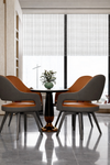 VARENO Modern Leather Dining Chair