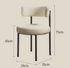 KREMSÄTE Contemporary Boucle Dining Chair