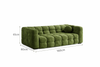 CREMIA Minimalistic Fabric Sofa