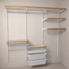 WENRO Scandinavian Metal Walk-In Wardrobe