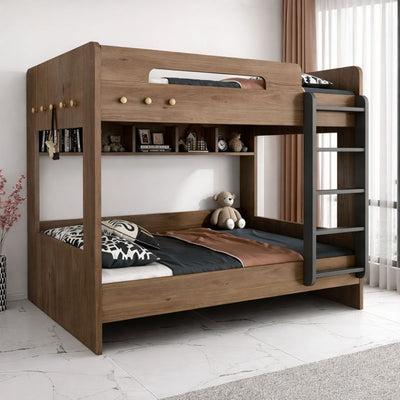 DUALEN Contemporary Wooden Bunk Bed