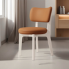 ELVANO Scandinavian Leather Dining Chair
