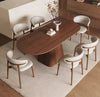 NORVIA Scandinavian Solid Wood Dining Table