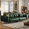 LIVARO Modern Leather Sofa