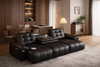 NOVARO Modern Leather Sofa Bed