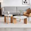 CREMO Scandinavian Round Tables Coffee Table