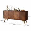 YUMU Vintage Solid Wood Sideboard